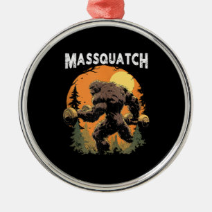 Bigfoot Massquatch Lustig Ornament Aus Metall