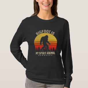 Bigfoot mein Seelentier Bigfoot Retro T-Shirt