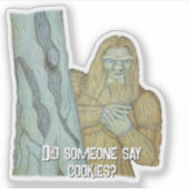 Bigfoot-Meme-Parodie Aufkleber (Vorderseite)