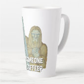 Bigfoot-Meme-Parodie Milchtasse (Rechte Ecke)