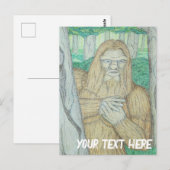 Bigfoot-Meme-Parodie Postkarte (Vorne/Hinten)