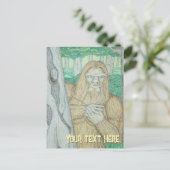 Bigfoot-Meme-Parodie Postkarte (Stehend Vorderseite)