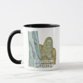 Bigfoot-Meme-Parodie Tasse (Links)