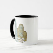 Bigfoot-Meme-Parodie Tasse (Vorderseite Links)