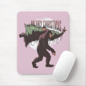 Bigfoot MerChristmas Mousepad (Mit Mouse)