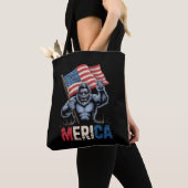 Bigfoot Merica Rock American Flag Patriotic Tasche (Von Nahem)