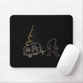 Bigfoot mit CAR Light Weihnachten Mousepad (Mit Mouse)