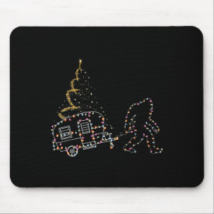 Bigfoot mit CAR Light Weihnachten Mousepad