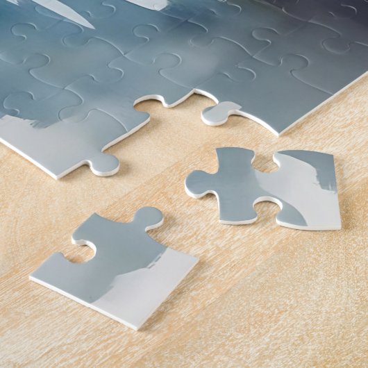 Bigfoot mit einem Adler auf der Schulter Puzzle (Seite)