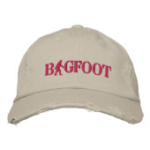 Bigfoot mit Logo Bestickte Baseballkappe (Vorderseite)