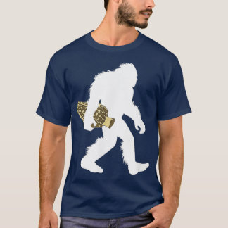 Bigfoot mit Morel Mushroom asquatch Fungi T-Shirt