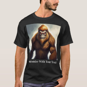 Bigfoot mit roten Augen T-Shirt