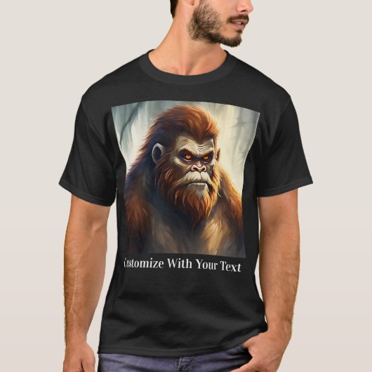 Bigfoot mit roten Augen T-Shirt (Vorderseite)