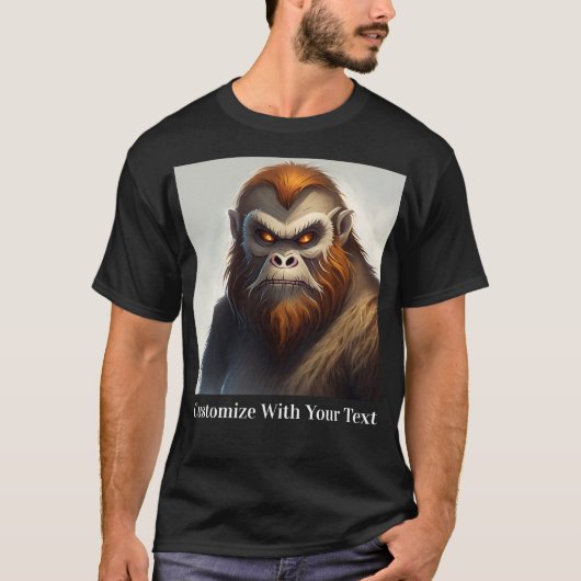 Bigfoot mit roten Augen T-Shirt (Vorderseite)