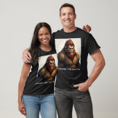 Bigfoot mit roten Augen T-Shirt (Unisex)