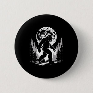 Bigfoot Mondlicht Sasquatch Wald Kryptid Outdoor Button