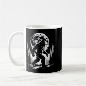 Bigfoot Moonlight Sasquatch Forest Cryptid Outdoor Kaffeetasse (Links)