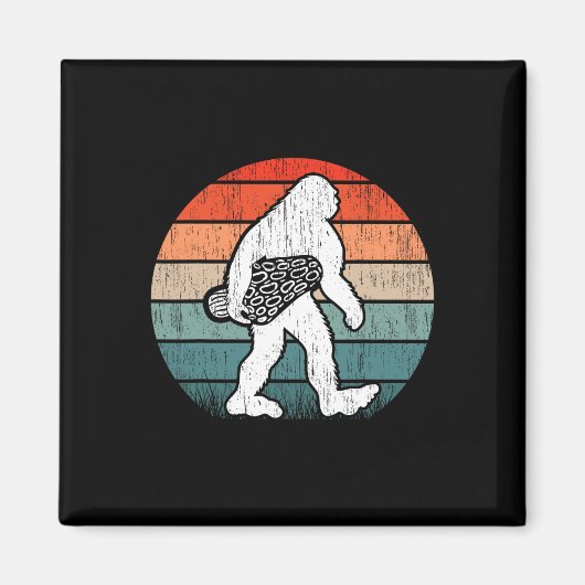Bigfoot Morel Mushroom Foraging Mycology Shroom Hu Magnet (Vorne)