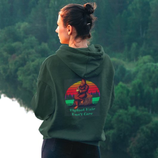 Bigfoot Morning Coffee Bigfoot Hair Keine Sorge Hoodie