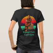 Bigfoot Morning Coffee Bigfoot Hair Keine Sorge T-Shirt (Rückseite)