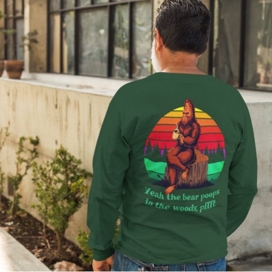 Bigfoot Morning Kaffee Worte der Weisheit Bären Ka T-Shirt