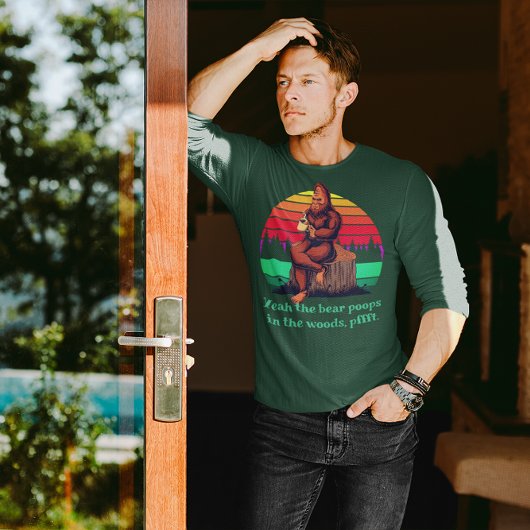 Bigfoot Morning Kaffee Worte der Weisheit Bären Ka T-Shirt