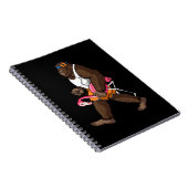 Bigfoot Morning Walk mit Flamingo Notizblock (Rechte Seite)