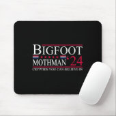 Bigfoot Mothman 2024 Präsidentenwahl Funny Vote Mousepad (Mit Mouse)