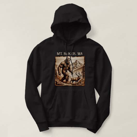 Bigfoot Mount Baker, WA Hoodie (Design vorne)