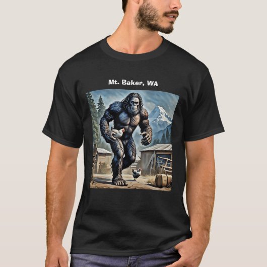 Bigfoot Mount Baker, WA T-Shirt (Vorderseite)