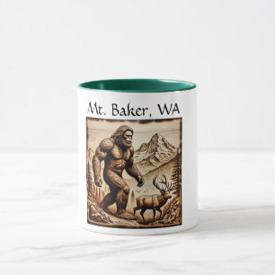 Bigfoot Mount Baker, WA Tasse