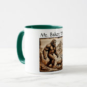 Bigfoot Mount Baker, WA Tasse (Vorderseite Links)