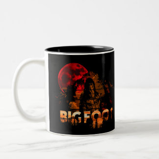 BigFoot Mountain Man Sasquatch Zweifarbige Tasse