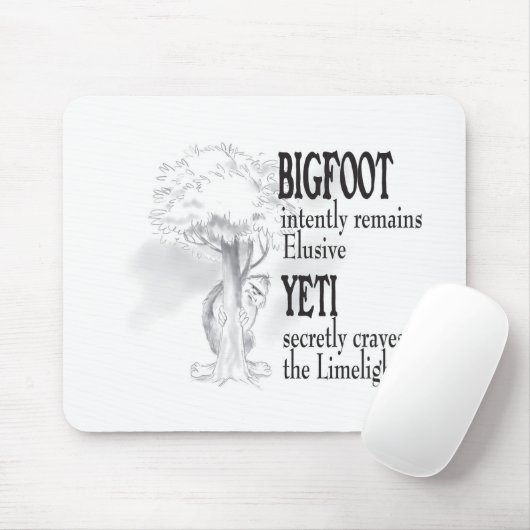 Bigfoot Mousepad (Mit Mouse)