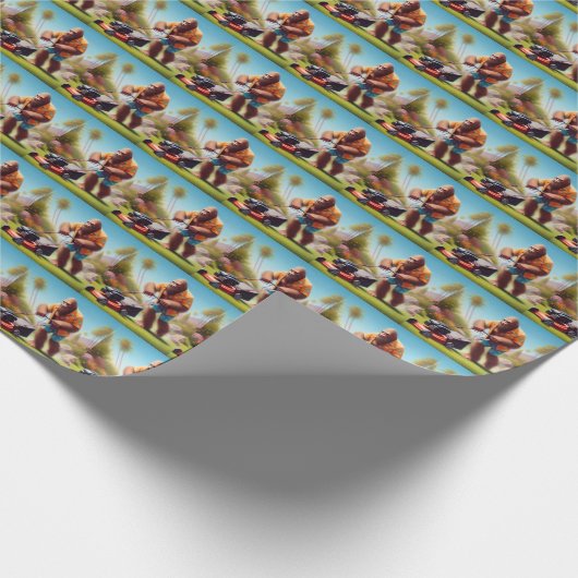 Bigfoot Moving Geschenkpapier (Ecke)