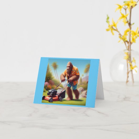 Bigfoot Moving Karte (Gelbe Blume)