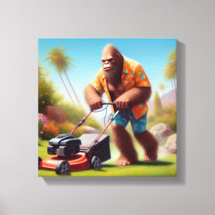Bigfoot Moving Leinwanddruck