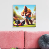 Bigfoot Moving Leinwanddruck (Insitu (Wohnzimmer))