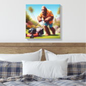 Bigfoot Moving Leinwanddruck (Insitu (Schlafzimmer))