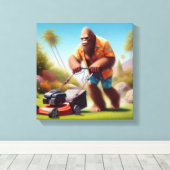 Bigfoot Moving Leinwanddruck (Insitu (Holzboden))