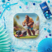 Bigfoot Moving Pappteller (Party)