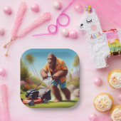 Bigfoot Moving Pappteller (Party)