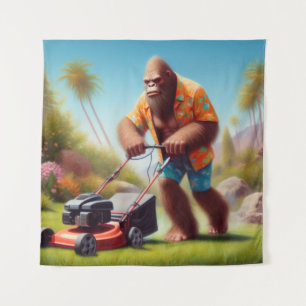 Bigfoot Moving Wandteppich