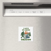 Bigfoot mt hood oregon  magnet (In Situ (Geschirrspüler))