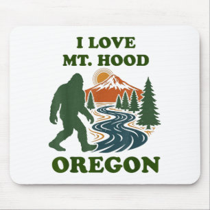 Bigfoot Mt Hood Oregon Mousepad