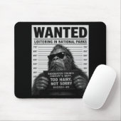 Bigfoot-Mugshot Mousepad (Mit Mouse)