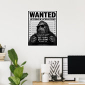 Bigfoot-Mugshot Poster (Heimbüro)