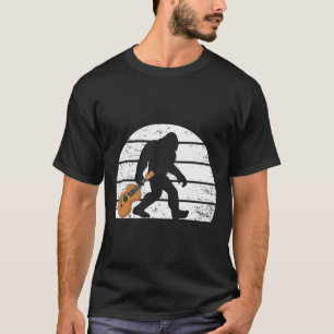  Bigfoot Musiker Sasquatch Acoustic Guitar Player T-Shirt
