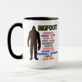 Bigfoot-Namen Tasse (Links)