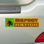 Bigfoot-Nation Autoaufkleber (Auf Auto)
